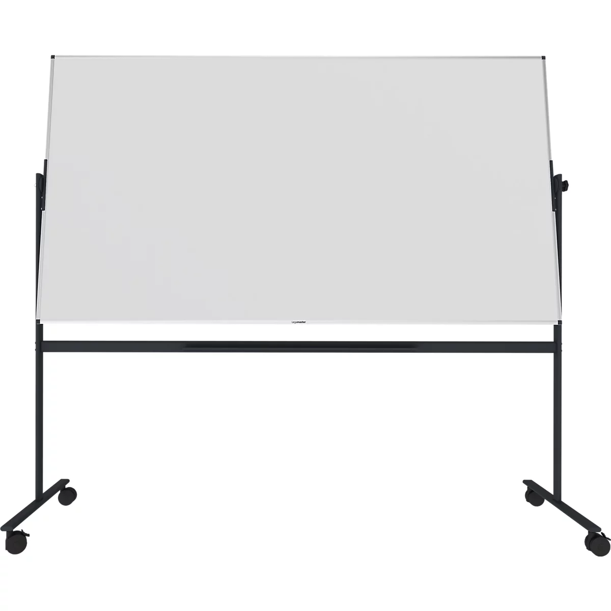 Stativ-Drehtafel Legamaster UNITE, magnetisch, drehbar um 360°, B 2200 x T 12,6 x H 1200 mm, lackierter Stahl, weiß